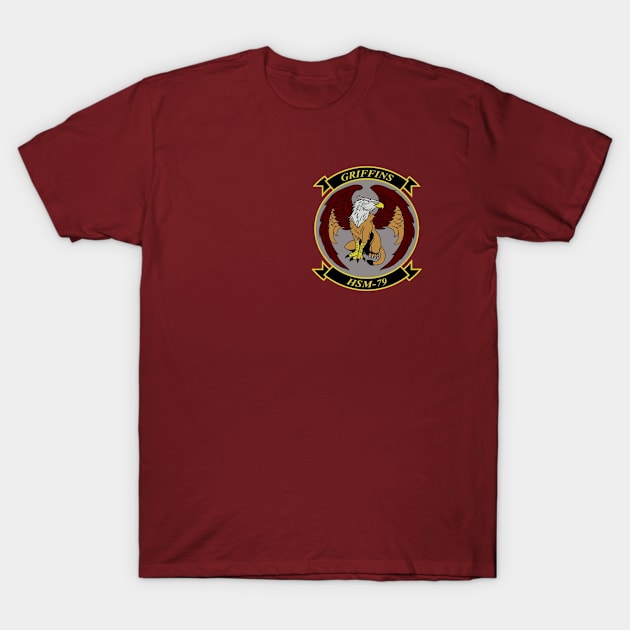 Helicopter Maritime Strike Squadron (HSM) 79 T-Shirt by Airdale Navy